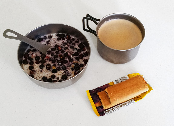 4,000 Calorie Ultralight Backpacking Meal Plan (Breakfast)