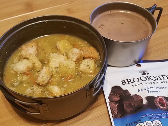 Hearty Split Pea Soup - Lightweight Backpacking Recipe