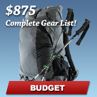 Budget Backpacking Thru-Hiking Gear List (Under $900) - Erik The Black&#39;s Backpacking Blog
