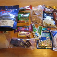 Five Day Lightweight Backpacking Meal Plan