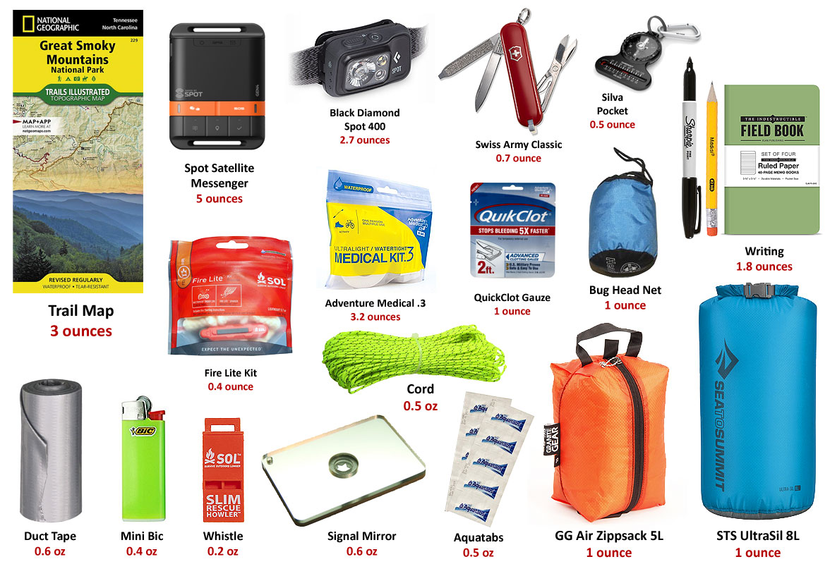 Day Hiking Gear List Erik the Black s Backpacking Blog