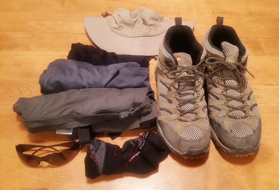 Erik the Black's Backpacking Gear List - Clothing Worn