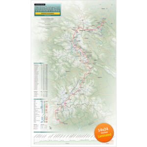 Colorado Trail Wall Map 3rd Edition