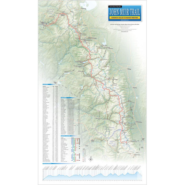 John Muir Trail Map