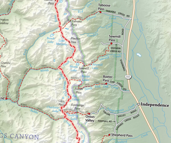 John Muir Trail Map