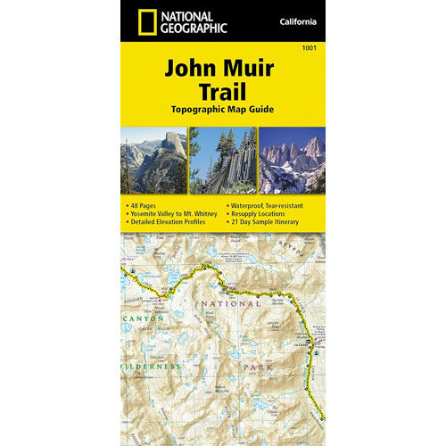 John Muir Trail Maps: Nat Geo JMT Map Guide