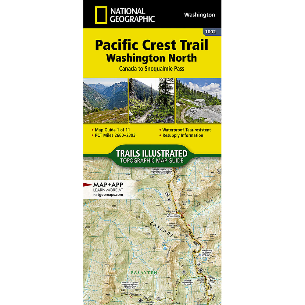 Nat Geo PCT Map 1002: Washington North Nat Geo PCT Map 1002: Washington North