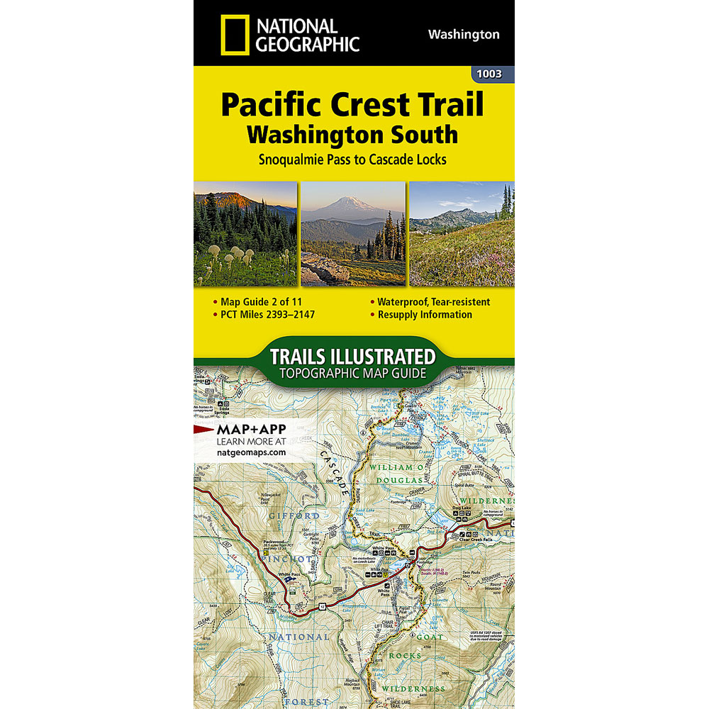 Nat Geo PCT Map 1003: Washington South Nat Geo PCT Map 1003: Washington South