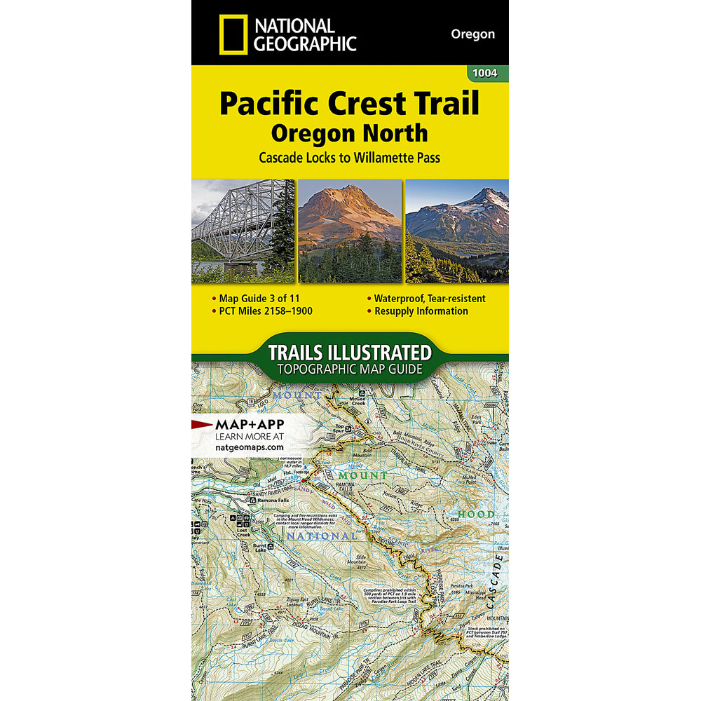 Nat Geo PCT Map 1004: Oregon North Nat Geo PCT Map 1004: Oregon North