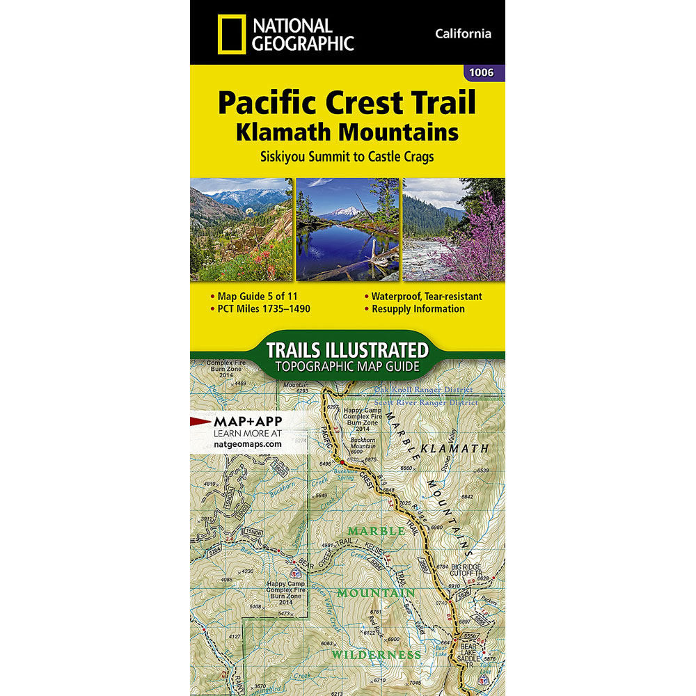 Nat Geo PCT Map 1006: Klamath Mountains Nat Geo PCT Map 1006: Klamath Mountains