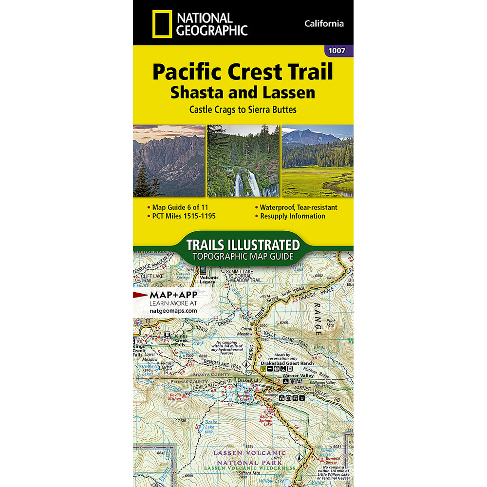 Nat Geo PCT Map 1007: Shasta and Lassen Nat Geo PCT Map 1007: Shasta and Lassen