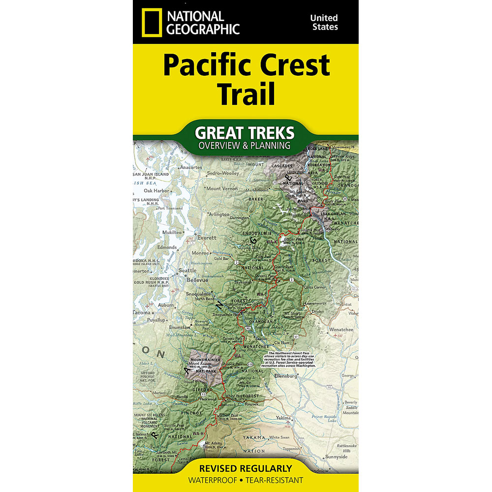 Nat Geo PCT Map 5001: Overview & Planning Nat Geo PCT Map 5001: Overview & Planning