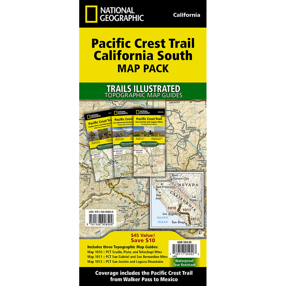 Nat Geo PCT Map Pack: California South Nat Geo PCT Map Pack: California South