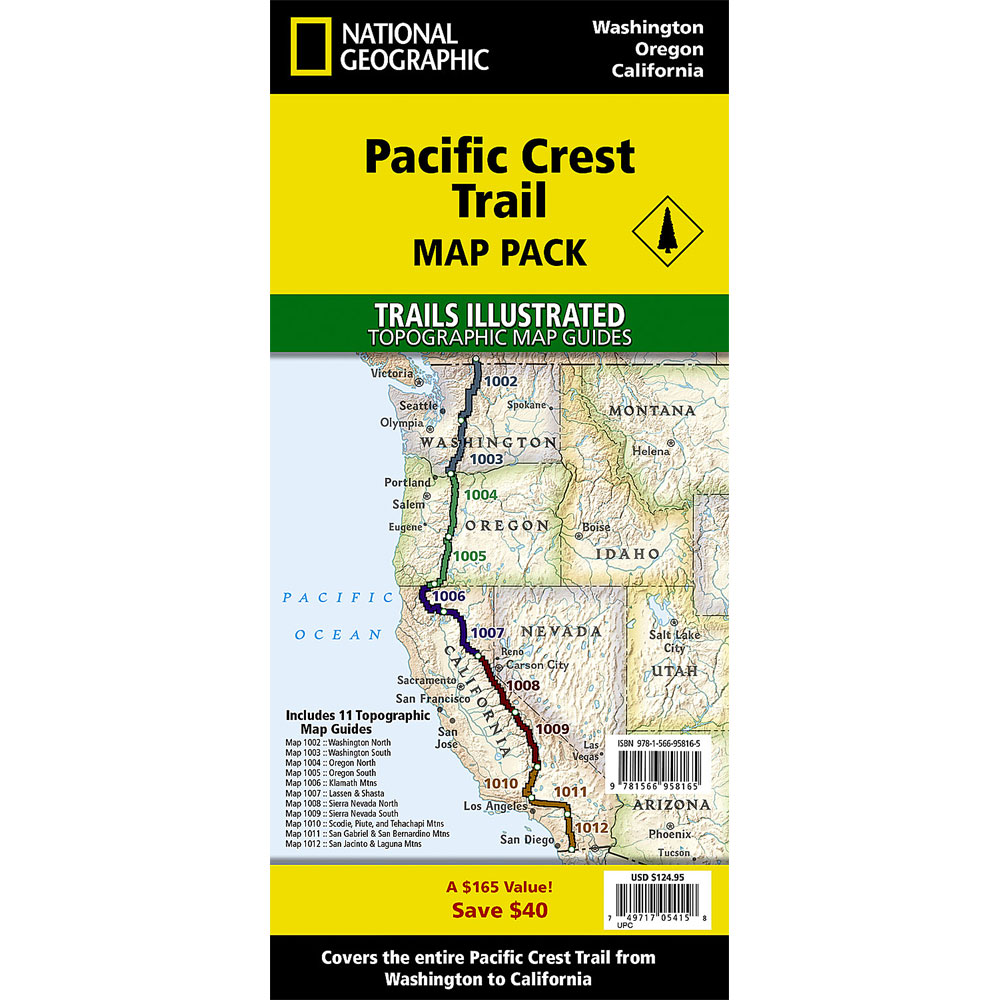 Nat Geo PCT Map Pack: Complete Nat Geo PCT Map Pack: Complete
