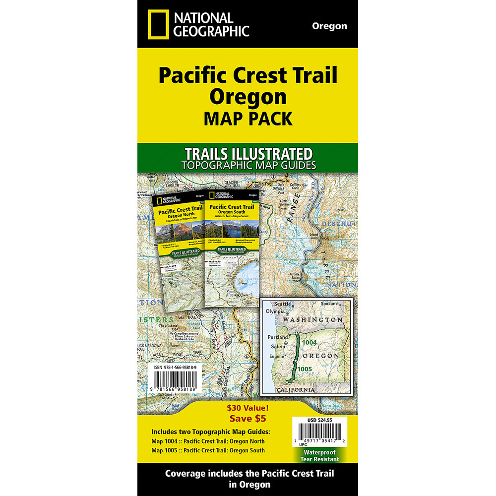 Nat Geo PCT Map Pack: Oregon Nat Geo PCT Map Pack: Oregon