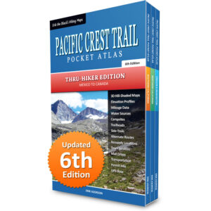 Pacific Crest Trail Pocket Atlas: 3-Book Set (6th Edition)