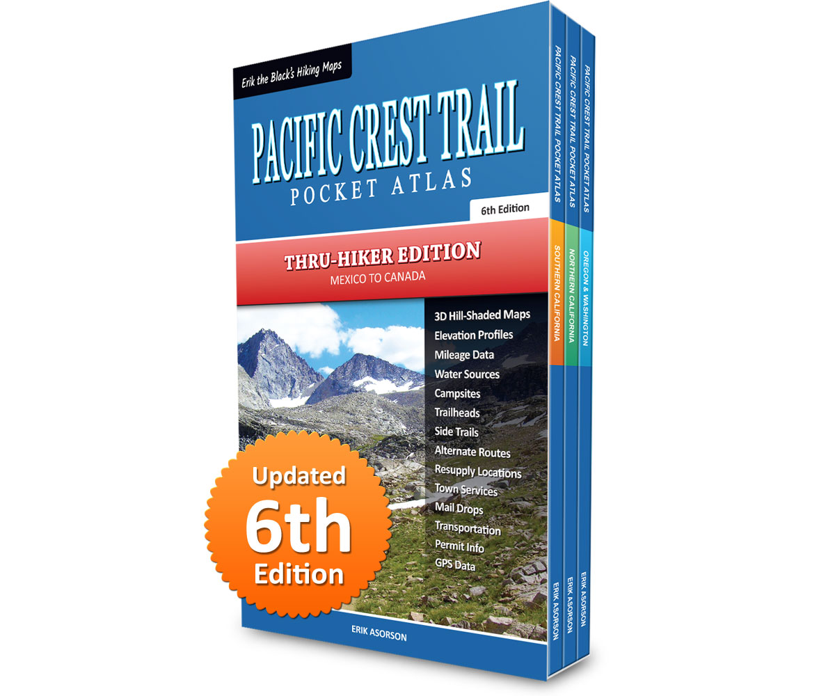 Pacific Crest Trail Pocket Atlas 6th Edition