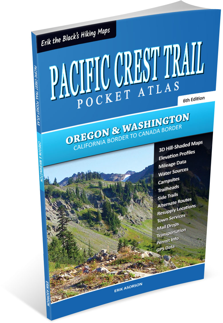 Pacific Crest Trail Pocket Atlas: Oregon Washington
